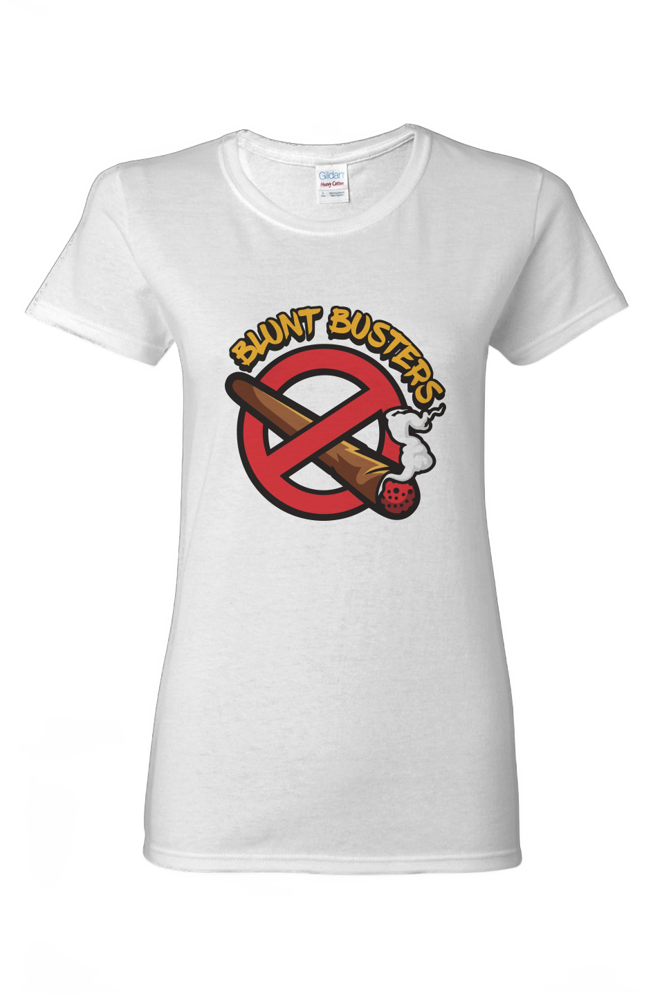 Blunt Busters Ladies Heavy Cotton T-Shirt