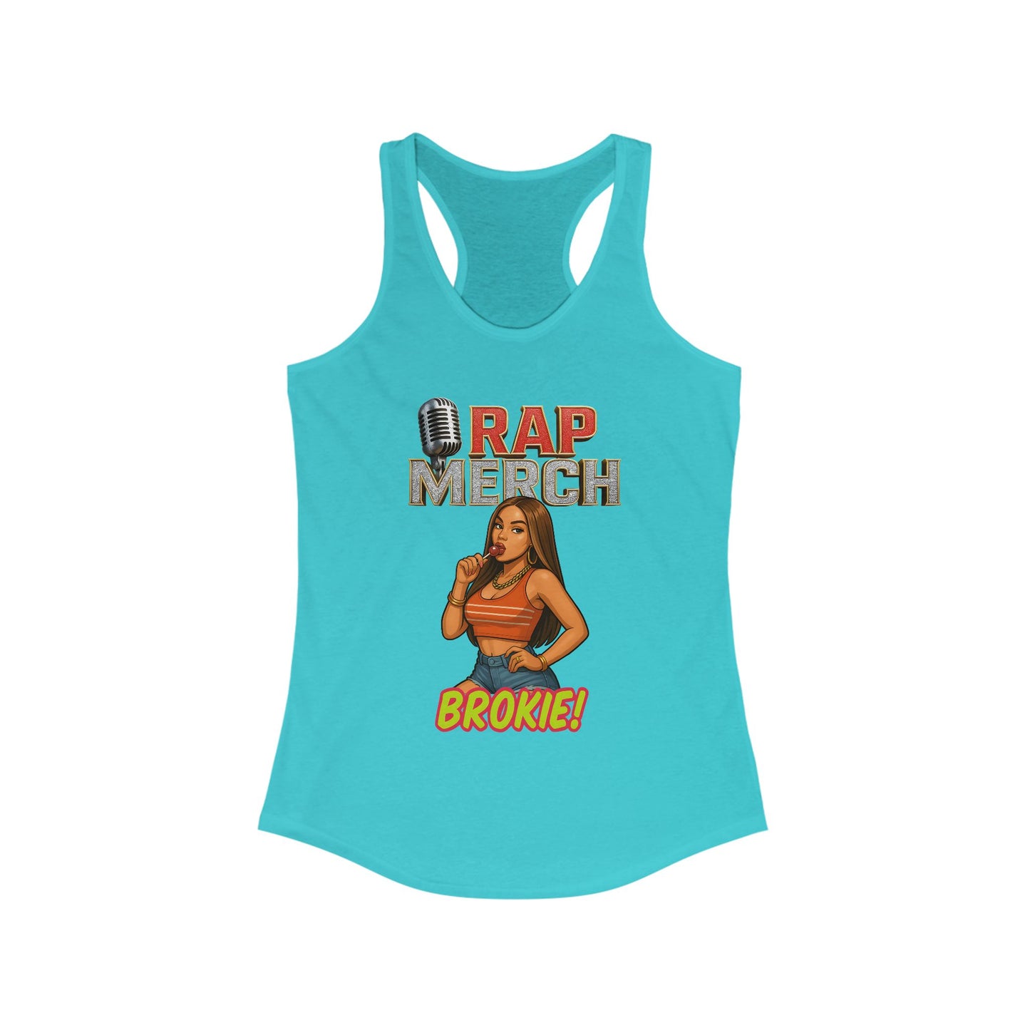 Rap Merch Women's Racerback Tank - Perfect for Concerts, Festivals, and Casual Wear, Hip Hop Style, Trendy Summer Outfit, Gift for [...]
