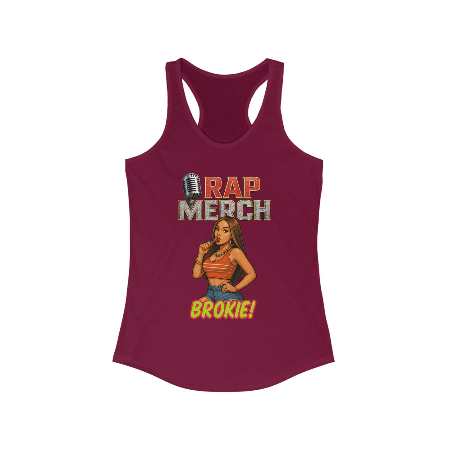 Rap Merch Women's Racerback Tank - Perfect for Concerts, Festivals, and Casual Wear, Hip Hop Style, Trendy Summer Outfit, Gift for [...]