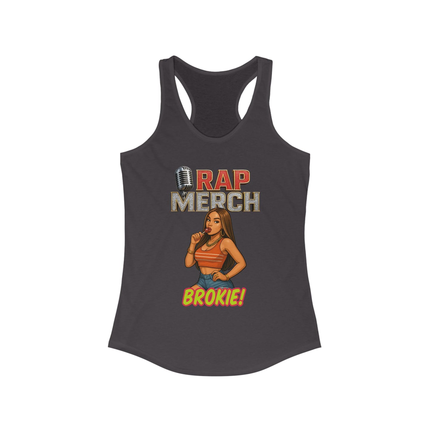 Rap Merch Women's Racerback Tank - Perfect for Concerts, Festivals, and Casual Wear, Hip Hop Style, Trendy Summer Outfit, Gift for [...]