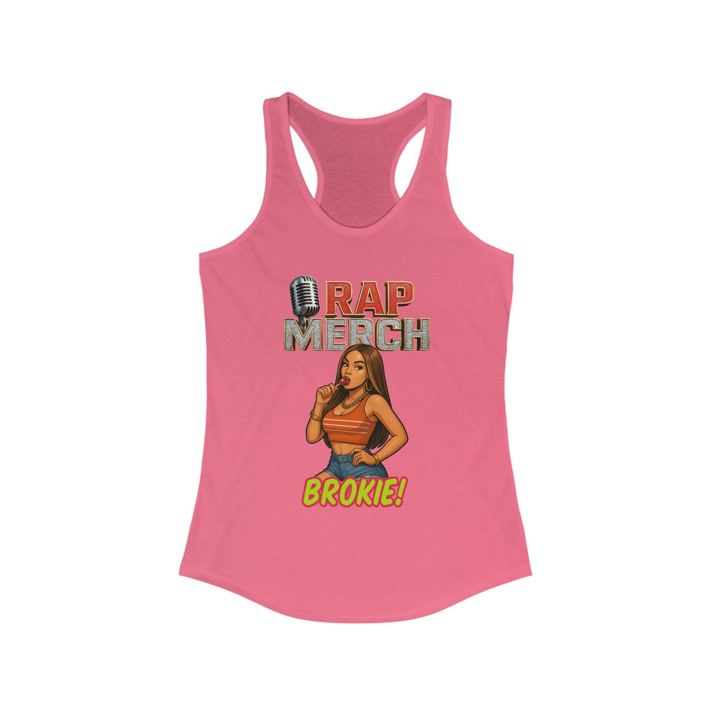 Rap Merch Women's Racerback Tank - Perfect for Concerts, Festivals, and Casual Wear, Hip Hop Style, Trendy Summer Outfit, Gift for [...]