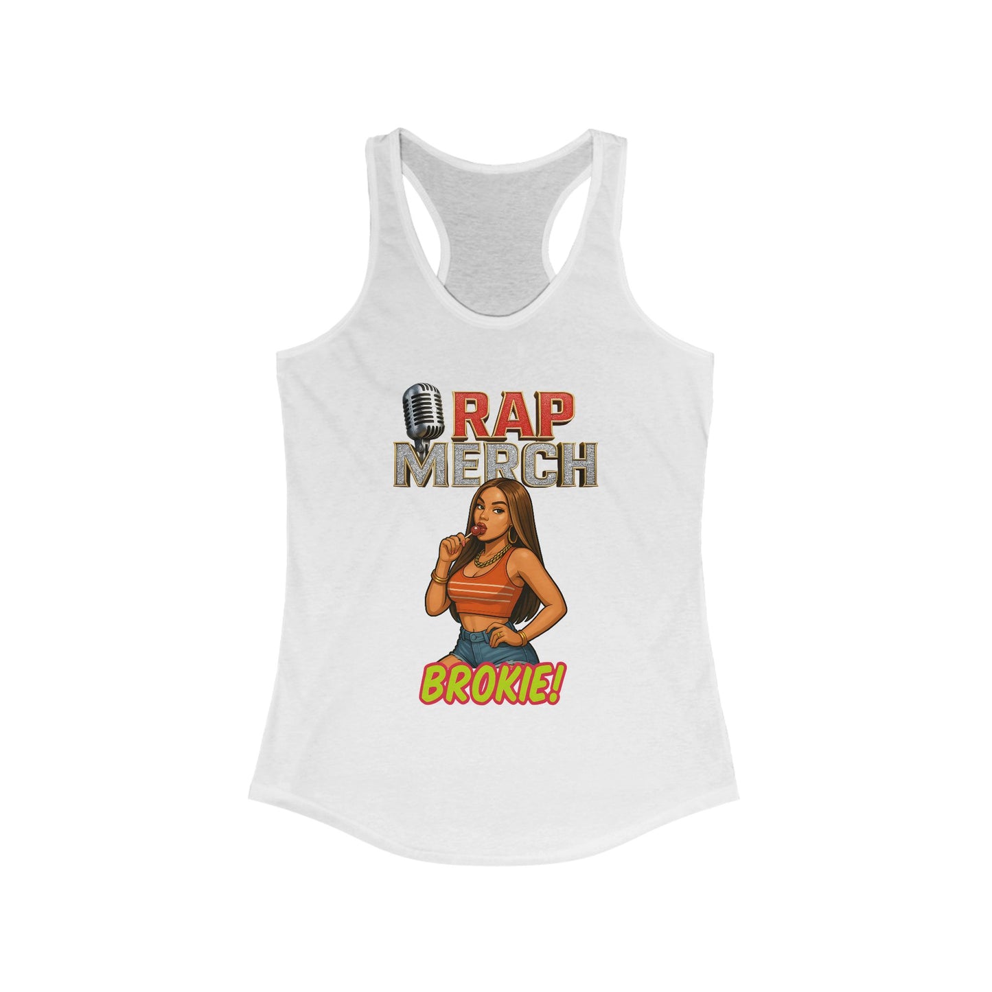 Rap Merch Women's Racerback Tank - Perfect for Concerts, Festivals, and Casual Wear, Hip Hop Style, Trendy Summer Outfit, Gift for [...]