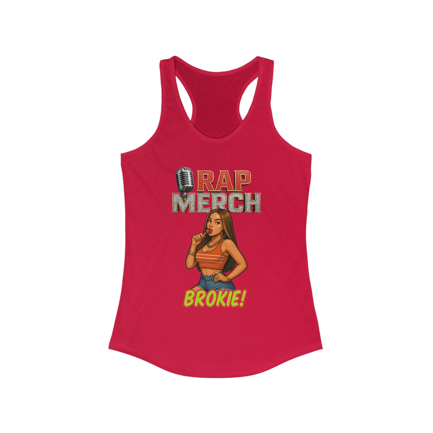 Rap Merch Women's Racerback Tank - Perfect for Concerts, Festivals, and Casual Wear, Hip Hop Style, Trendy Summer Outfit, Gift for [...]