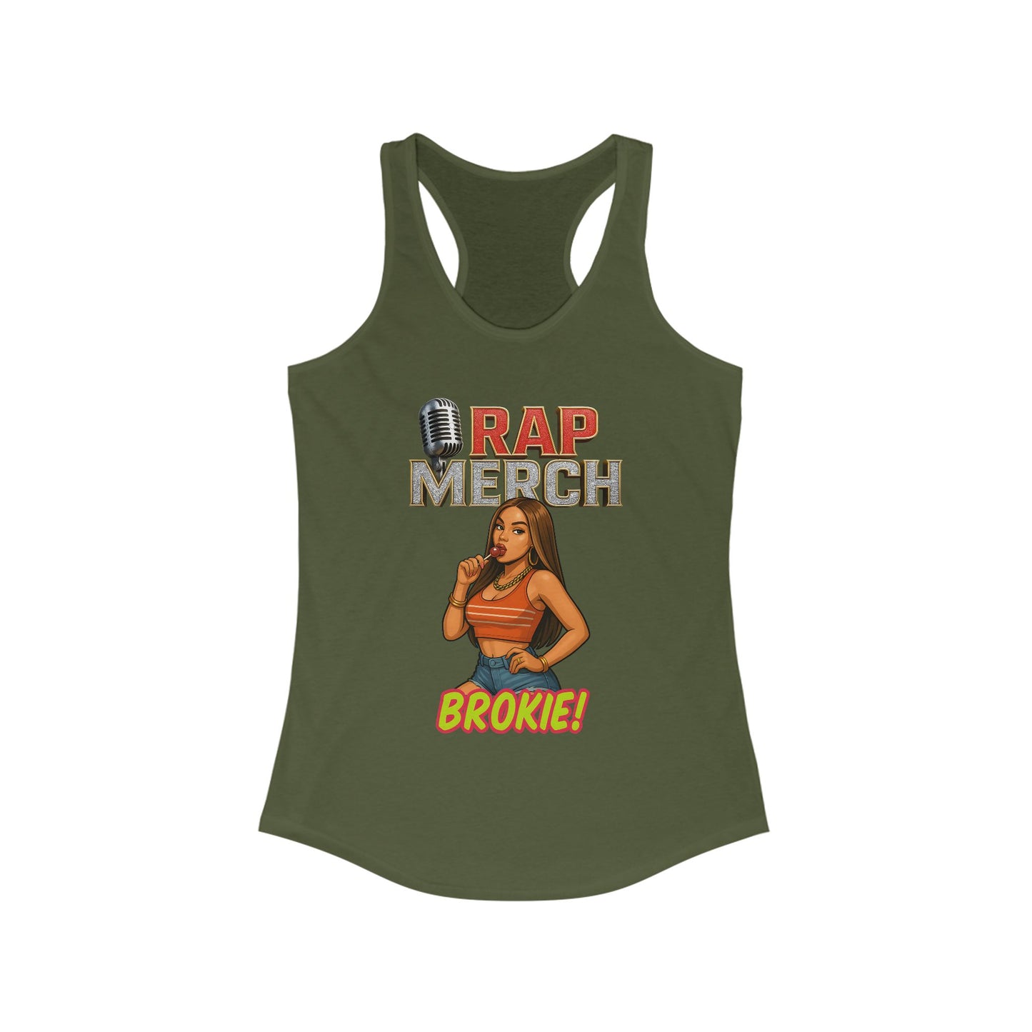 Rap Merch Women's Racerback Tank - Perfect for Concerts, Festivals, and Casual Wear, Hip Hop Style, Trendy Summer Outfit, Gift for [...]
