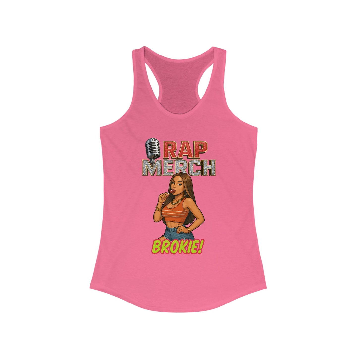 Rap Merch Women's Racerback Tank - Perfect for Concerts, Festivals, and Casual Wear, Hip Hop Style, Trendy Summer Outfit, Gift for [...]