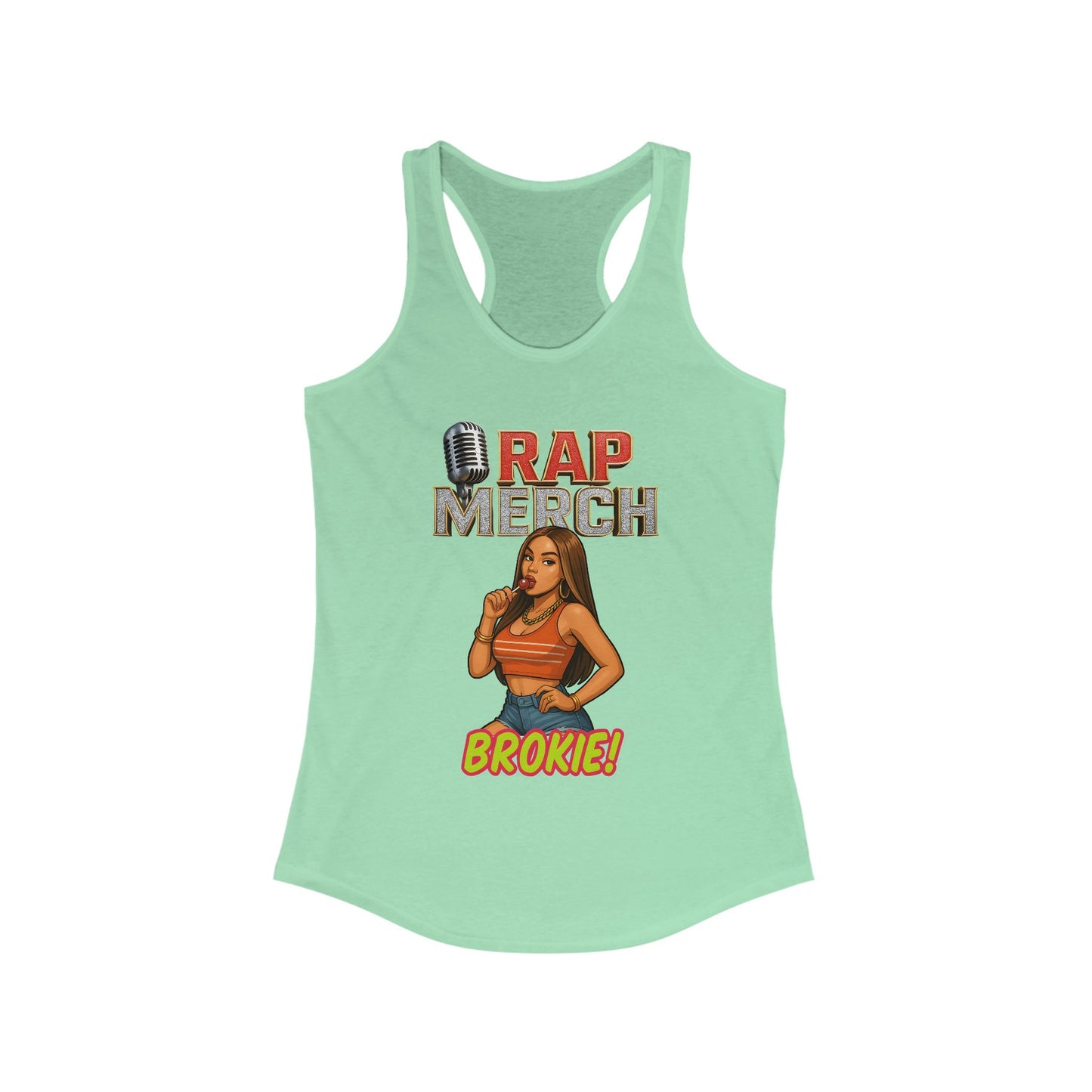 Rap Merch Women's Racerback Tank - Perfect for Concerts, Festivals, and Casual Wear, Hip Hop Style, Trendy Summer Outfit, Gift for [...]