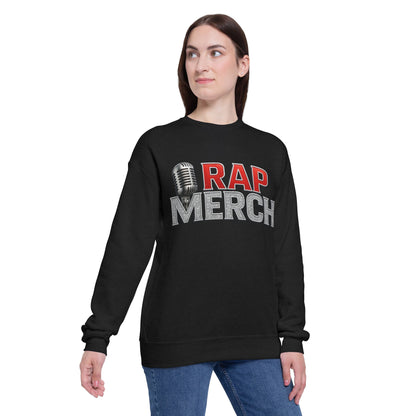 Rap Merch Unisex Drop Shoulder Sweatshirt | Casual Style Streetwear, Great for Parties, Hip-Hop Events, Gift for Music Lovers