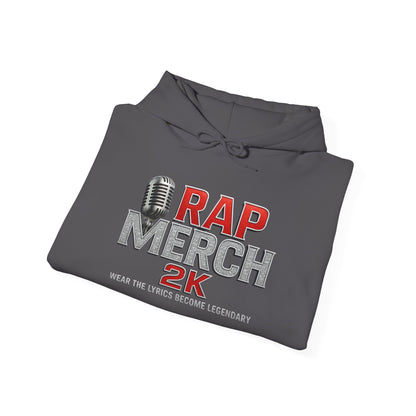 Rap Merch Hooded Sweatshirt, Unisex Rap Hoodie, Music Lover Gift, Cool Streetwear, Hip Hop Fashion, Celebrate Your Passion