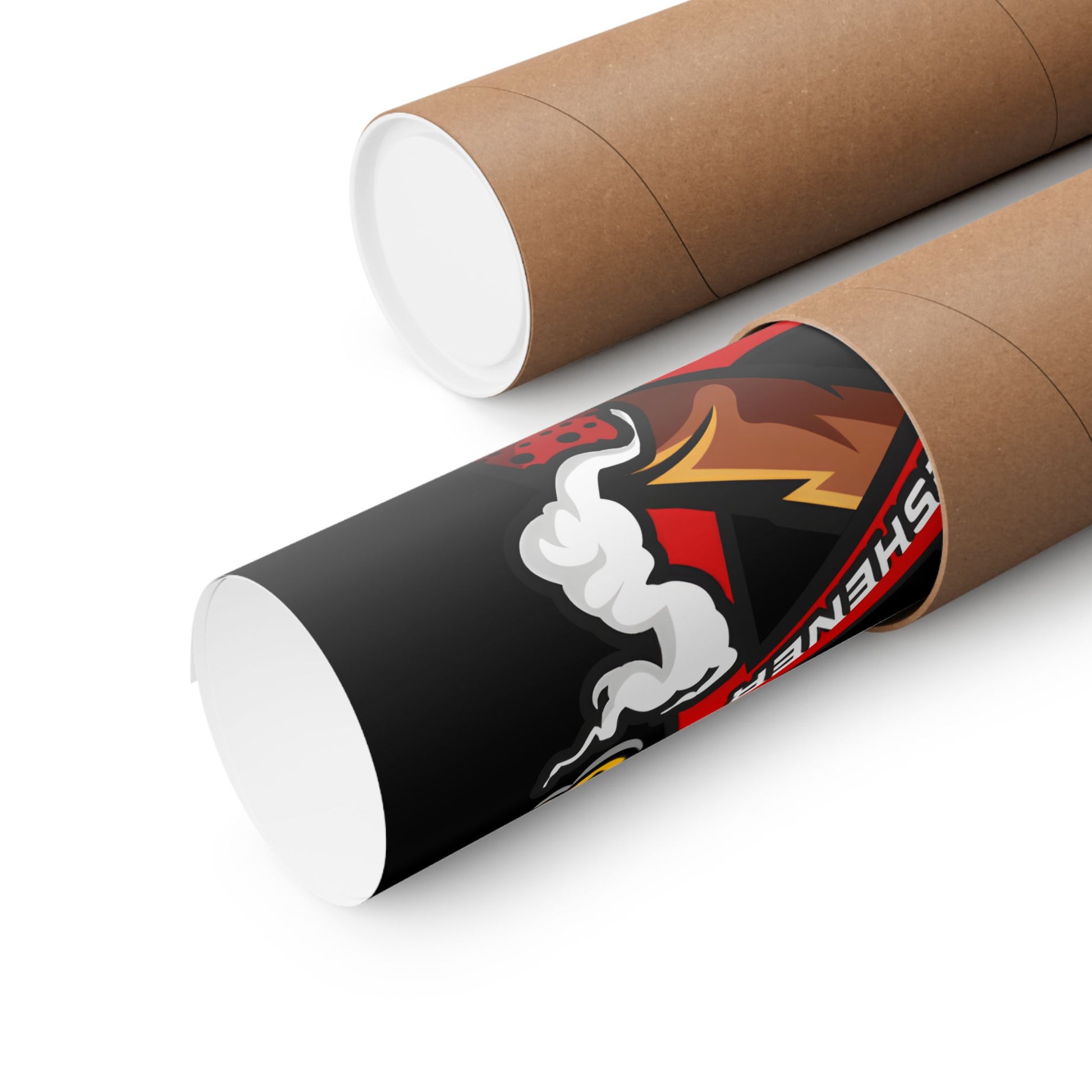 "Blunt Busters air freshener vertical poster, funny wall art for man caves or home decor."