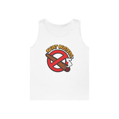 Blunt Busters Unisex Heavy Cotton Tank Top | Fun Tee for Parties, Festivals, Summer Vibes, Casual Wear, Gift