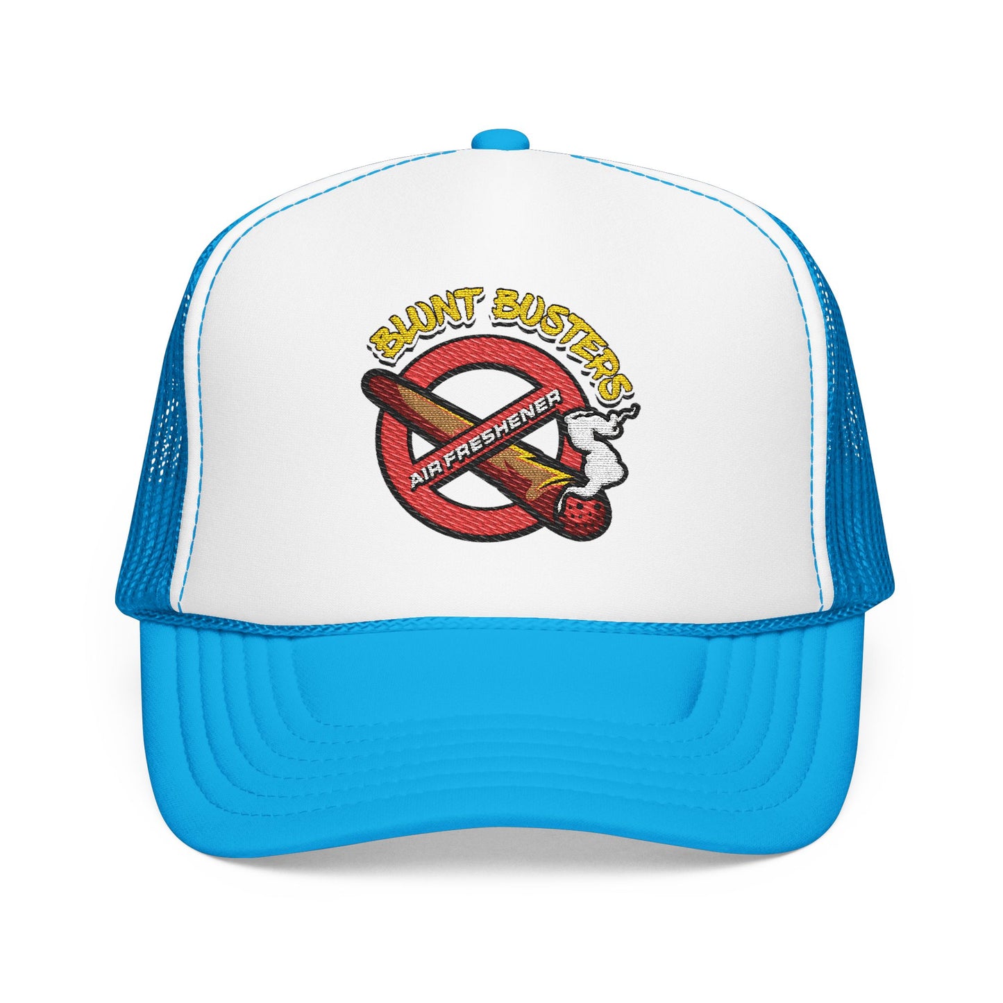 Embroidered Foam Trucker Hat | Retro Rap Merch Cap, Gift for Music Lovers, Festival Accessory