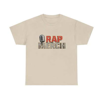 Rap Merch Unisex Heavy Cotton Tee - Hip Hop Style Shirt, Music Lover Gift, Streetwear Apparel, Festival Wear, Casual Outfit