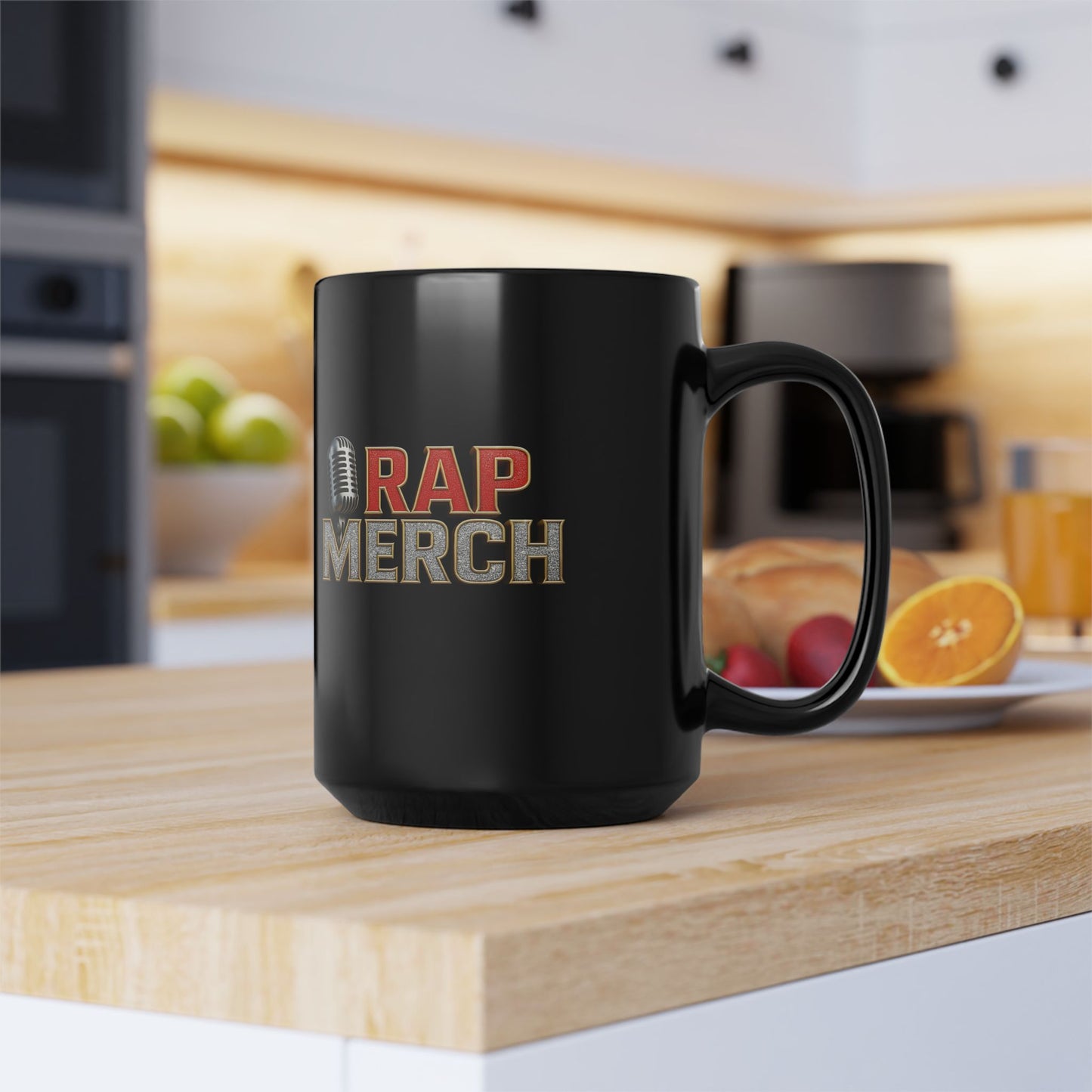 Rap Merch 2K Black Mug - Perfect Gift for Music Lovers, Coffee Enthusiasts, Hip-Hop Fans, Unique Collectible, Birthday Present