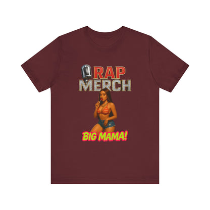 Rap Merch Big Mama Unisex Jersey Tee, Music Fans Shirt, Hip-Hop Apparel, Concert Outfit, Gift for Her