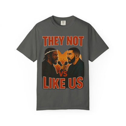 They Not Vs Like Us, Tee: Perfect for Music Lovers, Concerts, Casual Wear, Gift for Trendsetters, Versatile Everyday Style