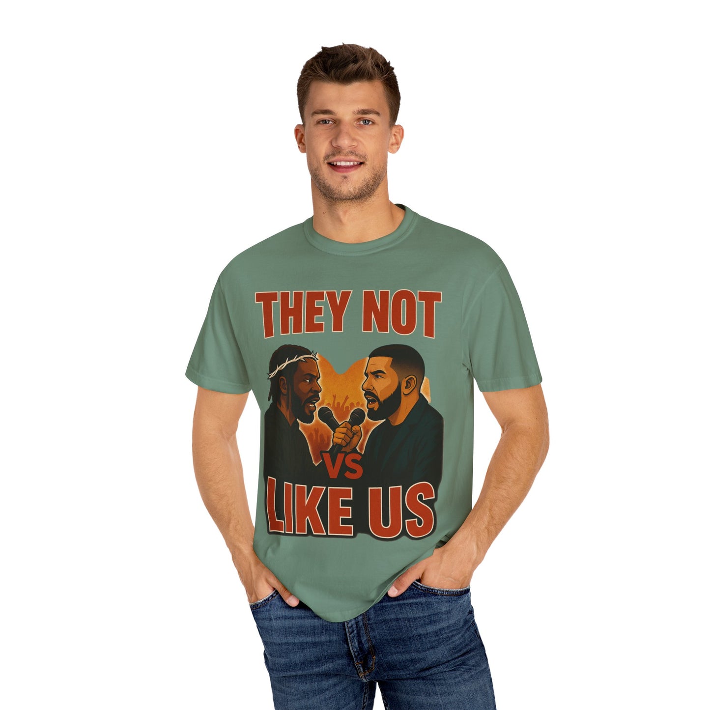 They Not Vs Like Us, Tee: Perfect for Music Lovers, Concerts, Casual Wear, Gift for Trendsetters, Versatile Everyday Style