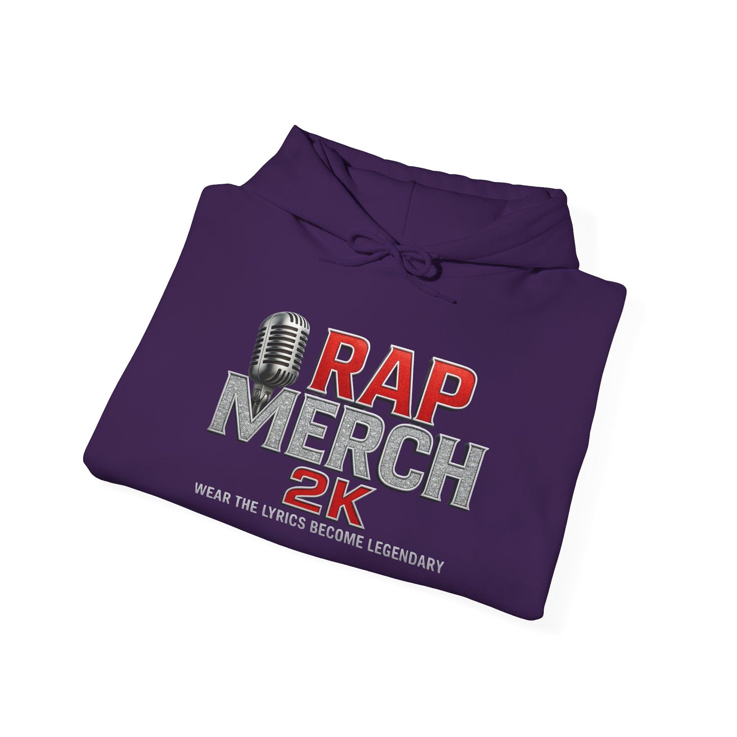 Rap Merch Hooded Sweatshirt, Unisex Rap Hoodie, Music Lover Gift, Cool Streetwear, Hip Hop Fashion, Celebrate Your Passion