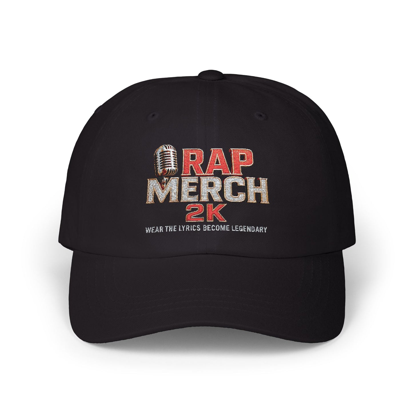 Rap Merch 2K Classic Dad Hat – Bold Red Streetwear Cap with Hip Hop Vibes, Summer Accessory, Streetwear Style