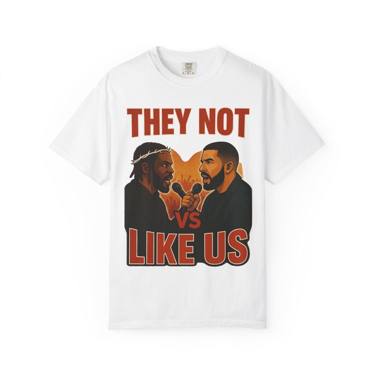 They Not Vs Like Us, Tee: Perfect for Music Lovers, Concerts, Casual Wear, Gift for Trendsetters, Versatile Everyday Style