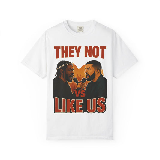 They Not Vs Like Us, Tee: Perfect for Music Lovers, Concerts, Casual Wear, Gift for Trendsetters, Versatile Everyday Style