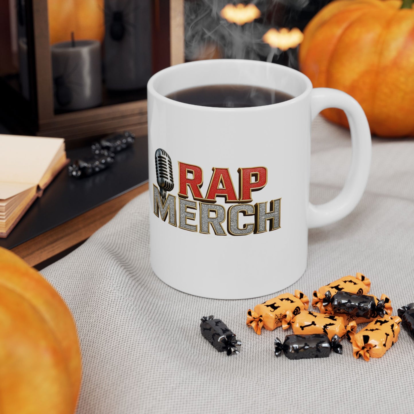 Rap Merch Mug - Perfect for Music Lovers, Coffee Enthusiasts, Gift for Friends, Collectible Merchandise, Unique Coffee Cup
