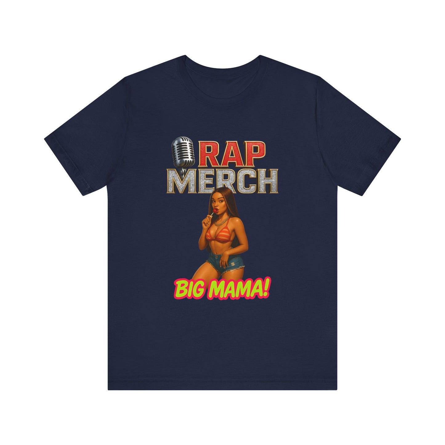 Rap Merch Big Mama Unisex Jersey Tee, Music Fans Shirt, Hip-Hop Apparel, Concert Outfit, Gift for Her