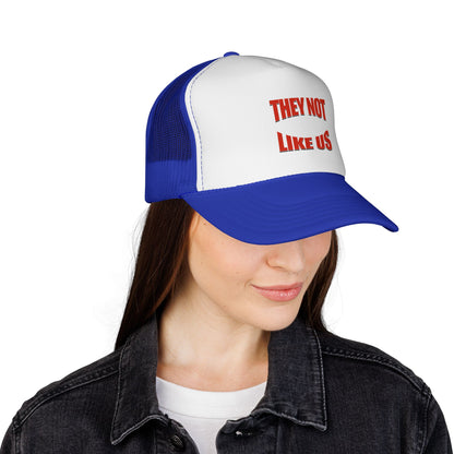 They Not Like Us Bold Statement Trucker Cap - Perfect for Casual Outings, Gifts for Friends, Outdoor Adventures, Sports Events, Summer Festivals