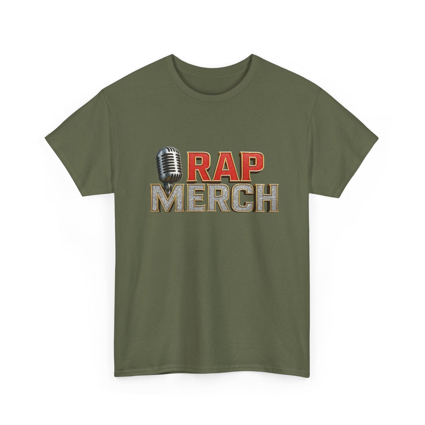 Rap Merch Unisex Heavy Cotton Tee - Hip Hop Style Shirt, Music Lover Gift, Streetwear Apparel, Festival Wear, Casual Outfit