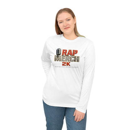 Rap Merch Unisex Performance Long Sleeve Shirt, Music Lover Gift, Concert Outfit, Rap Merchandise, Casual Sportswear, Gift for Him/Her