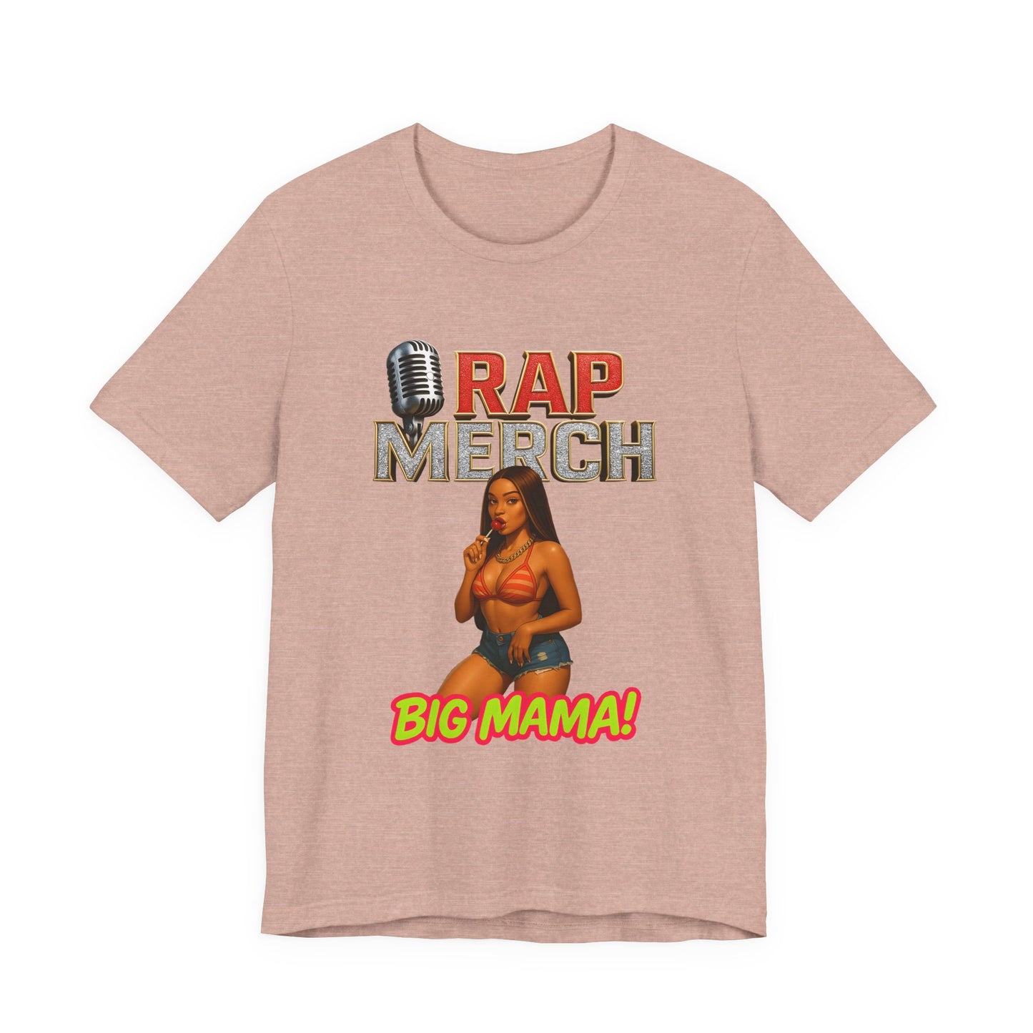 Rap Merch Big Mama Unisex Jersey Tee, Music Fans Shirt, Hip-Hop Apparel, Concert Outfit, Gift for Her