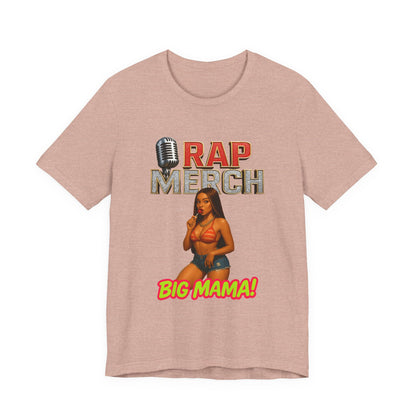 Rap Merch Big Mama Unisex Jersey Tee, Music Fans Shirt, Hip-Hop Apparel, Concert Outfit, Gift for Her