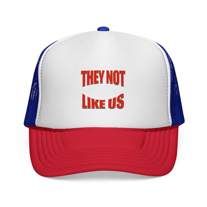 They Not Like Us Bold Statement Trucker Cap - Perfect for Casual Outings, Gifts for Friends, Outdoor Adventures, Sports Events, Summer Festivals