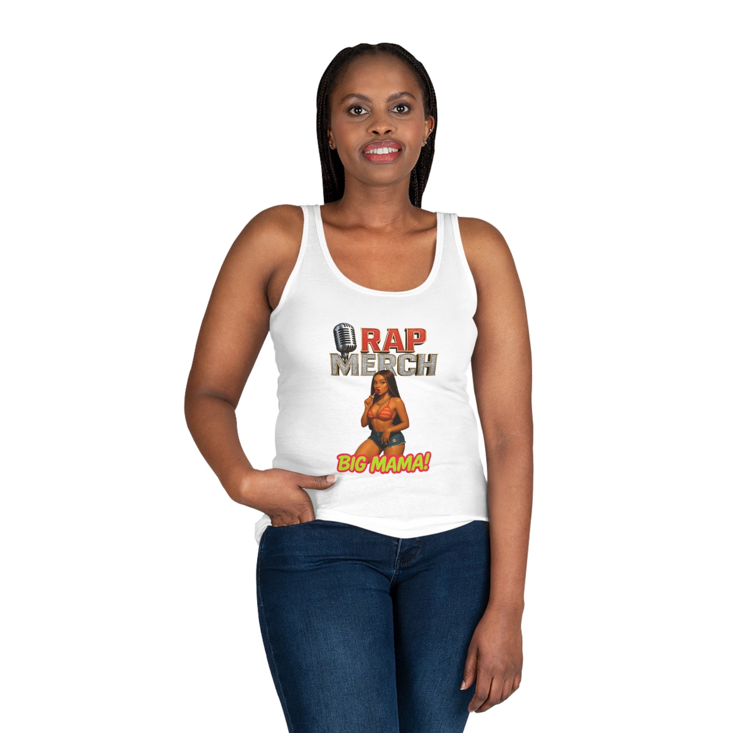 Hip Hop Women's Tank Top, Casual Summer Wear, Music Lover Gift, Concert Outfit, Trendy Graphic Tee, Festival Apparel