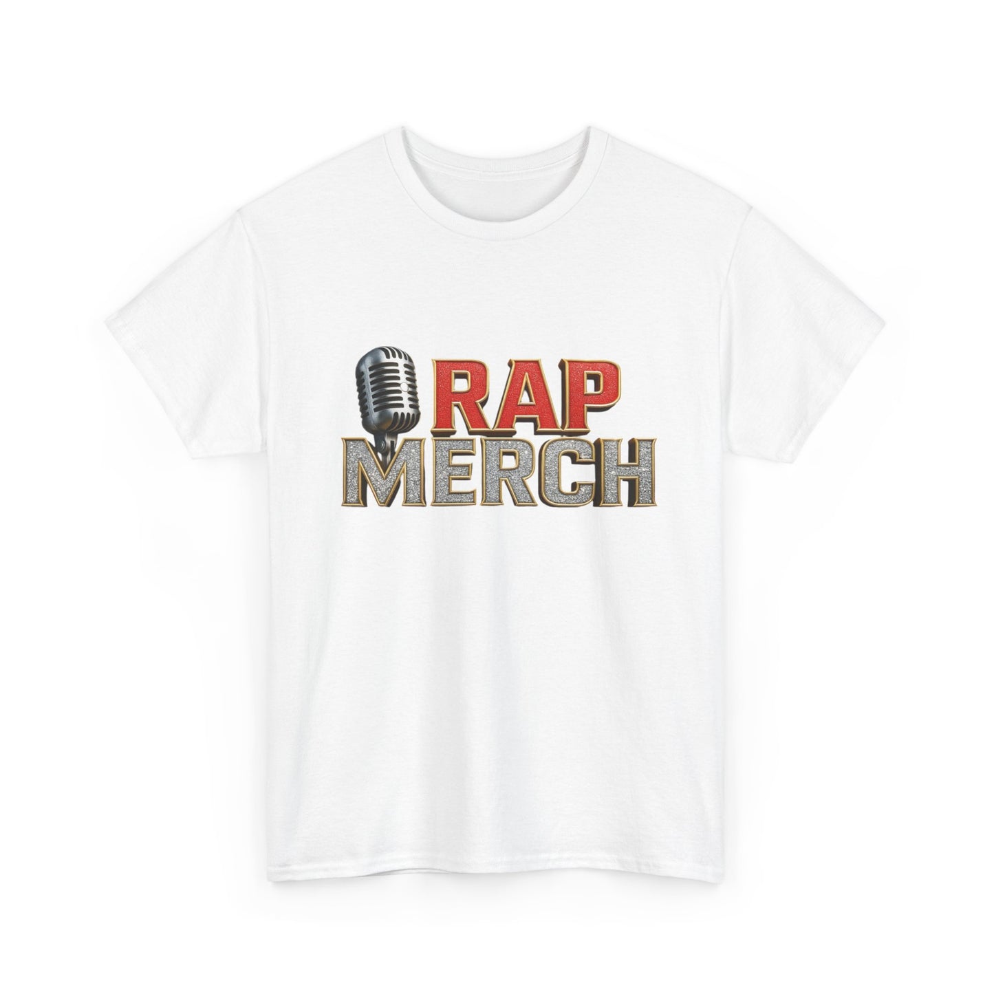 Rap Merch Unisex Heavy Cotton Tee - Hip Hop Style Shirt, Music Lover Gift, Streetwear Apparel, Festival Wear, Casual Outfit