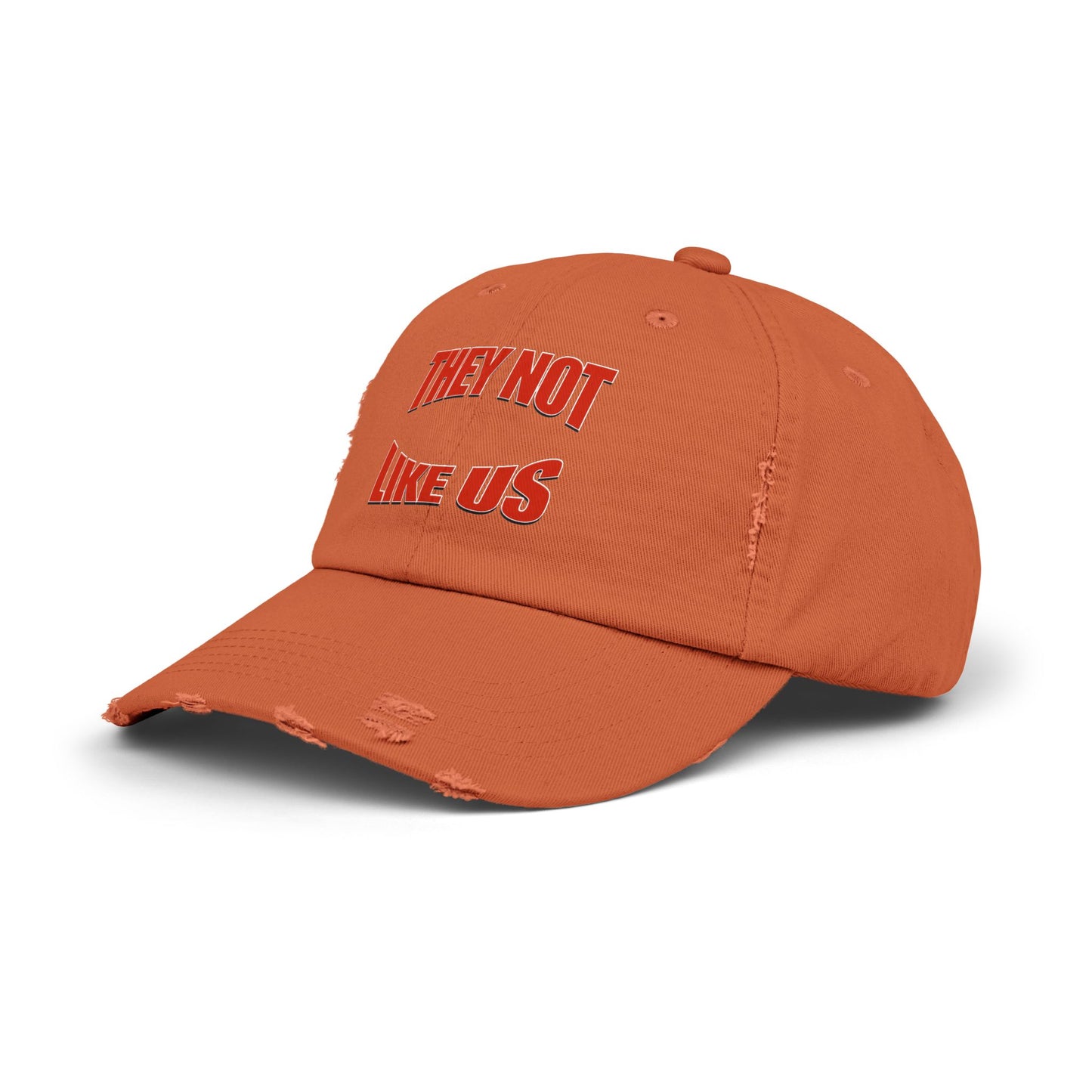 “Unisex Distressed Cap  Bold Statement Streetwear Hat