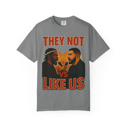 They Not Vs Like Us, Tee: Perfect for Music Lovers, Concerts, Casual Wear, Gift for Trendsetters, Versatile Everyday Style