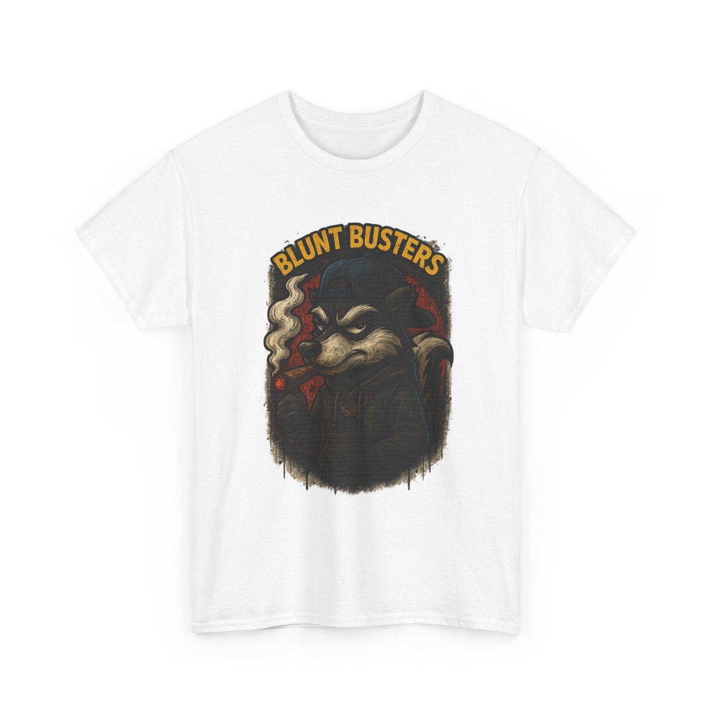 Blunt Busters Unisex Heavy Cotton Tee, Casual Wear, Graphic Tee, Gift for Smokers, Streetwear Style, Unique T-Shirt