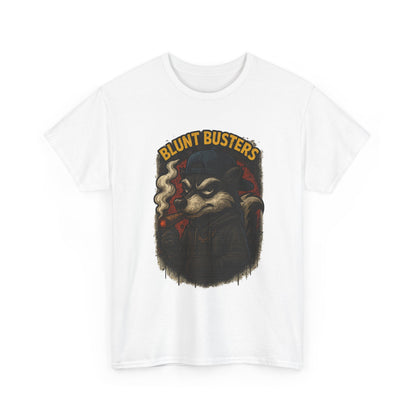 Blunt Busters Unisex Heavy Cotton Tee, Casual Wear, Graphic Tee, Gift for Smokers, Streetwear Style, Unique T-Shirt