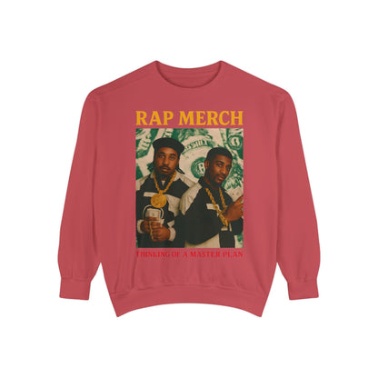 Rap Merch Unisex Garment-Dyed Sweatshirt, Cool Streetwear, Gift for Hip-Hop Fans, Casual Wear, Music Lover's Apparel