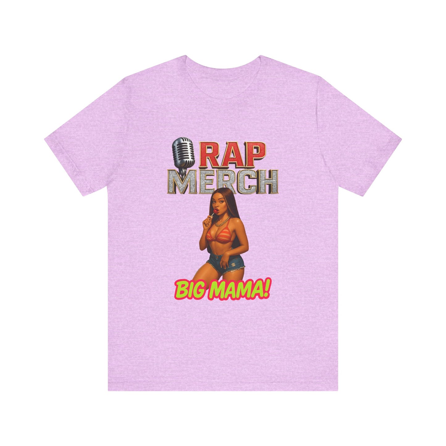 Rap Merch Big Mama Unisex Jersey Tee, Music Fans Shirt, Hip-Hop Apparel, Concert Outfit, Gift for Her