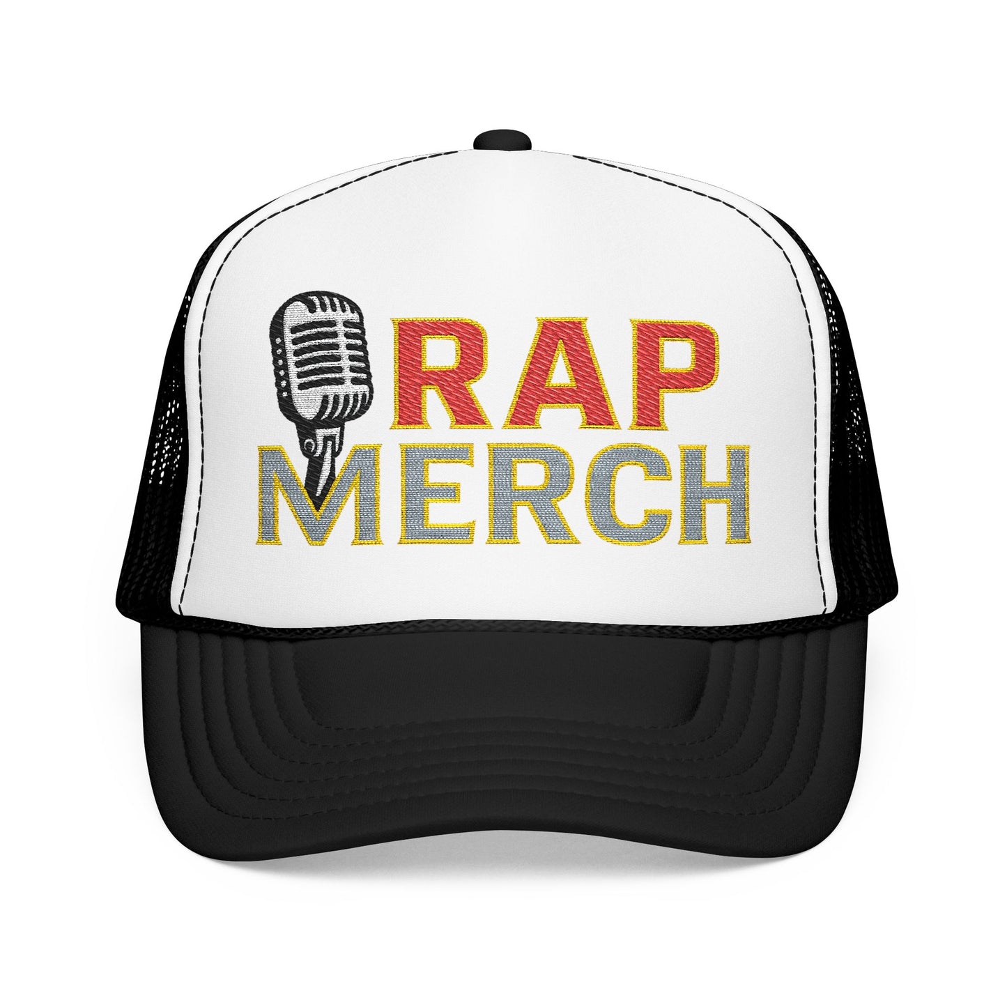 Rap Merch 2K Foam Trucker Hat | Embroidered Snapback Cap, Music Lover Gift, Hip-Hop Fashion, Street Style Accessory, Unique Headwear