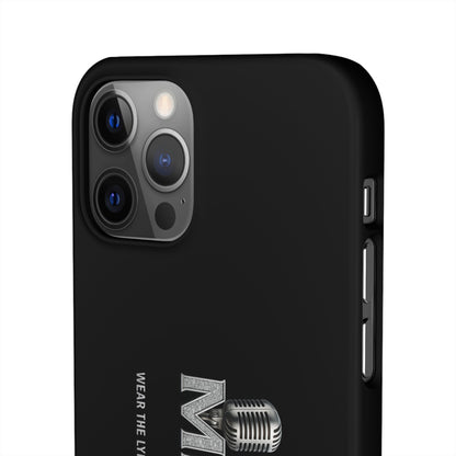 Rap Merch Snap Case for Music Lovers, Hip Hop Phone Cover, Mobile Accessories, Gift for Musicians, Trendy Phone Case