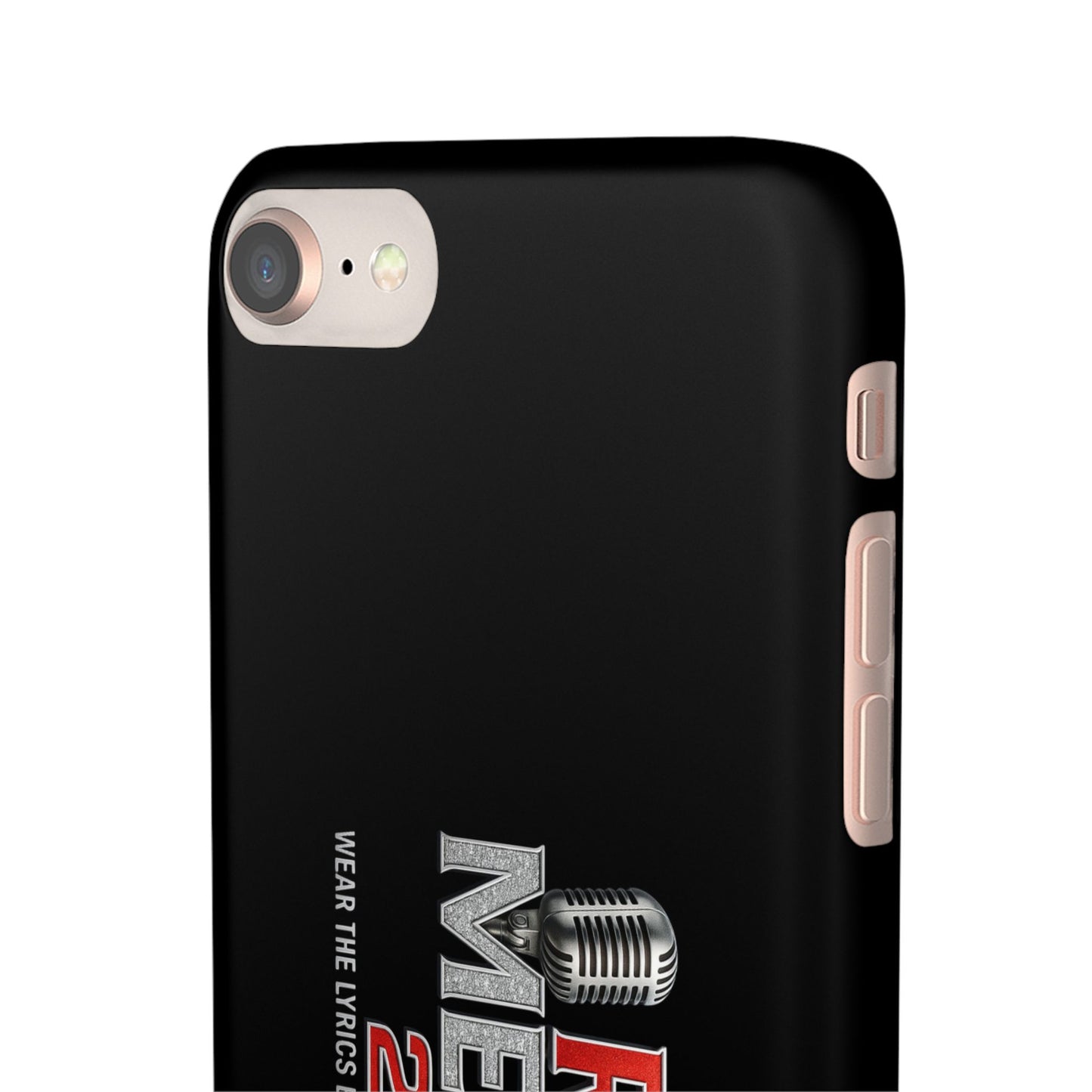 Rap Merch Snap Case for Music Lovers, Hip Hop Phone Cover, Mobile Accessories, Gift for Musicians, Trendy Phone Case