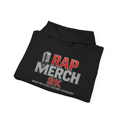 Rap Merch Hooded Sweatshirt, Unisex Rap Hoodie, Music Lover Gift, Cool Streetwear, Hip Hop Fashion, Celebrate Your Passion