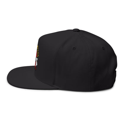 Flat Bill Cap — "Blunt Busters" Embroidered Snapback