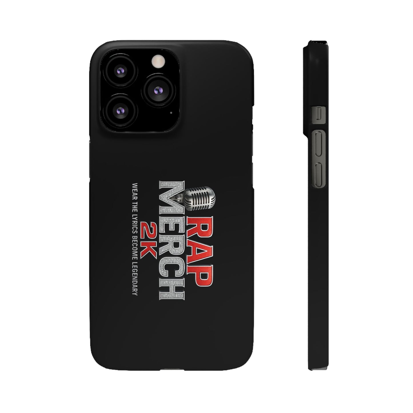 Rap Merch Snap Case for Music Lovers, Hip Hop Phone Cover, Mobile Accessories, Gift for Musicians, Trendy Phone Case