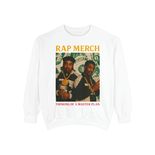 Rap Merch Unisex Garment-Dyed Sweatshirt, Cool Streetwear, Gift for Hip-Hop Fans, Casual Wear, Music Lover's Apparel