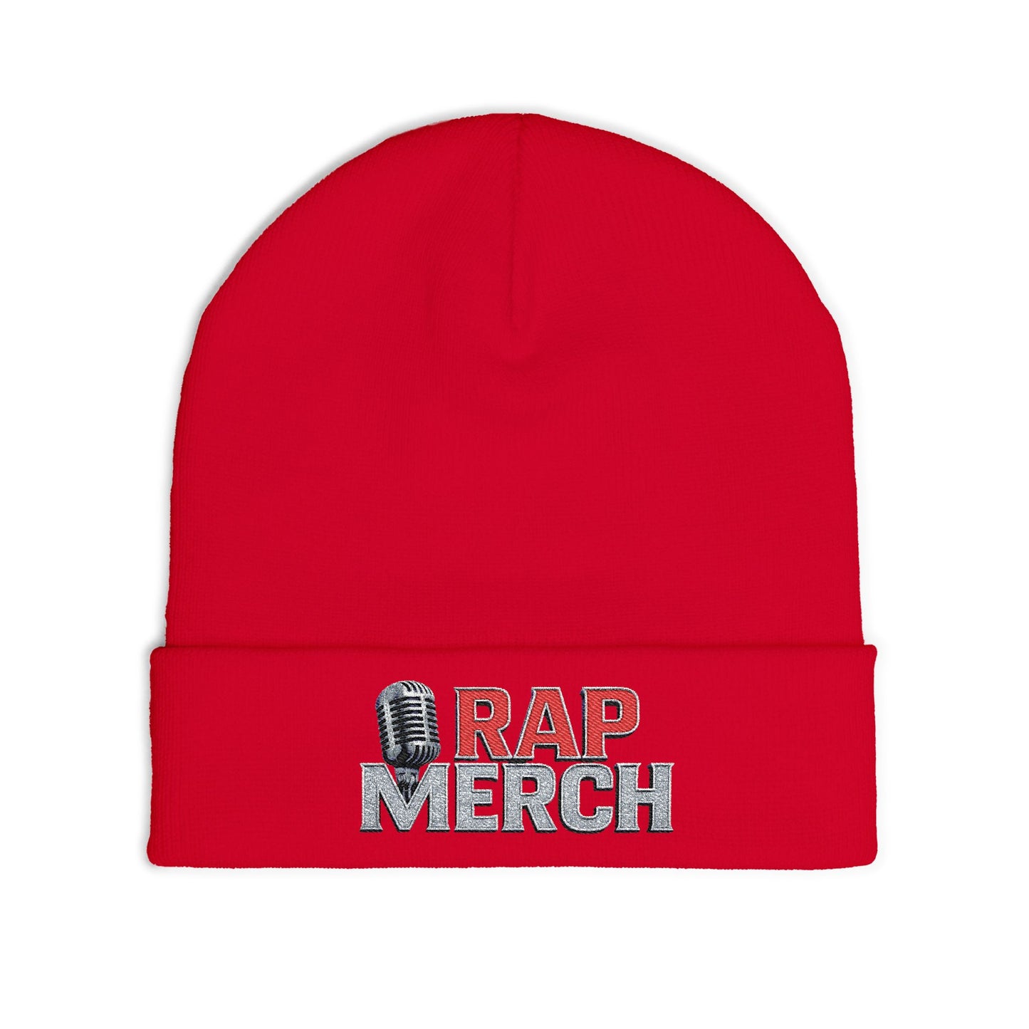 Embroidered Rap Merch Beanie | Hip Hop Knit Cap | Warm Winter Accessory | Music Lover Gift | Trendy Streetwear Hat, Cool Gift Idea