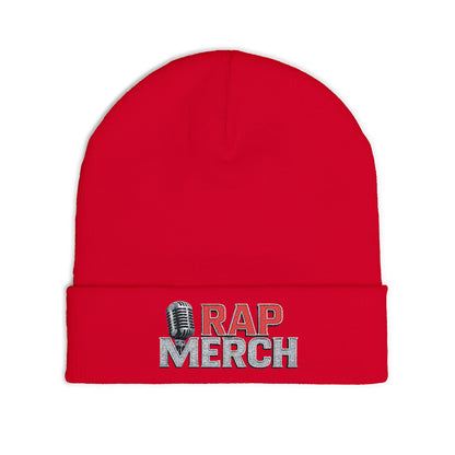 Embroidered Rap Merch Beanie | Hip Hop Knit Cap | Warm Winter Accessory | Music Lover Gift | Trendy Streetwear Hat, Cool Gift Idea