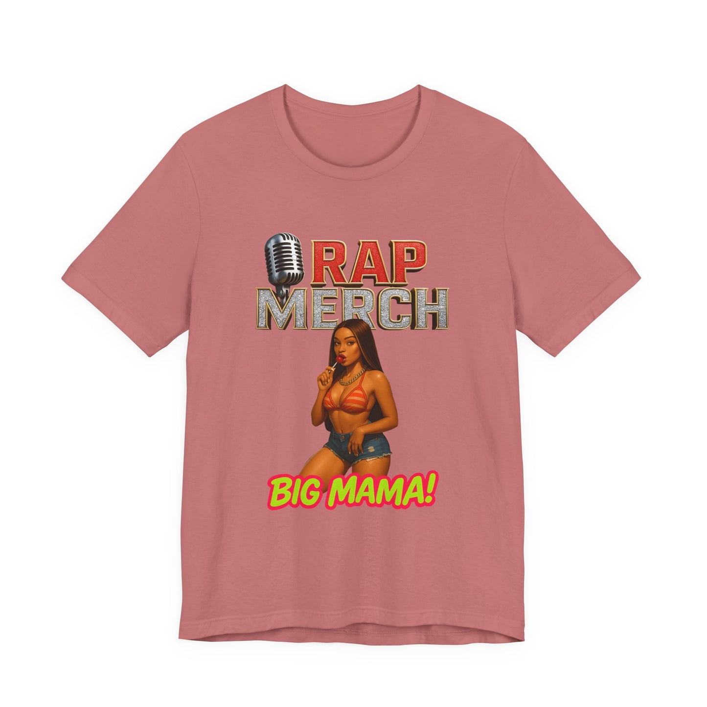 Rap Merch Big Mama Unisex Jersey Tee, Music Fans Shirt, Hip-Hop Apparel, Concert Outfit, Gift for Her